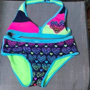 Angel Beach 2 Piece Bathing Suit Size Girl’s 12